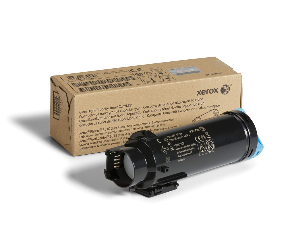 Tóner Xerox Alta Capacidad Cian 2400 Páginas / 106R03485