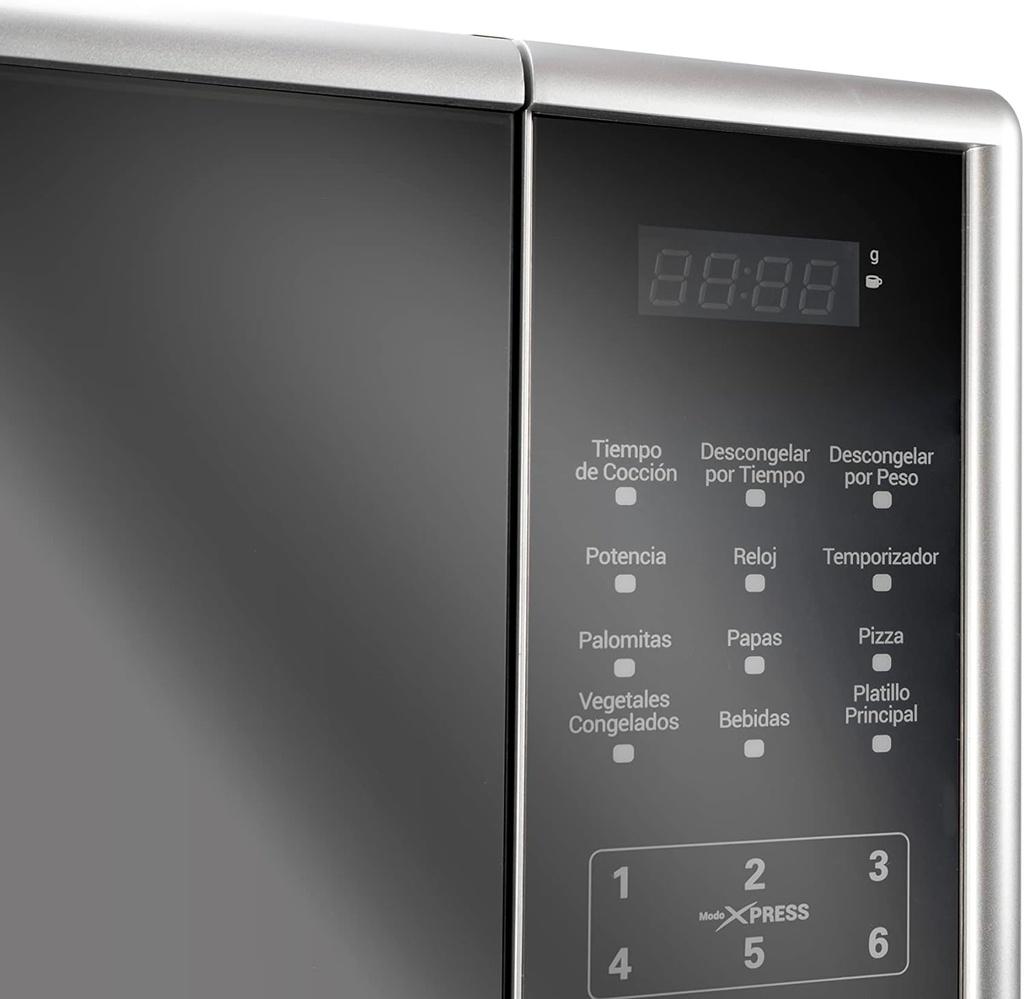 Horno de Microondas Mirage XWave MWD031E plata 1.1 ft³ 1000w