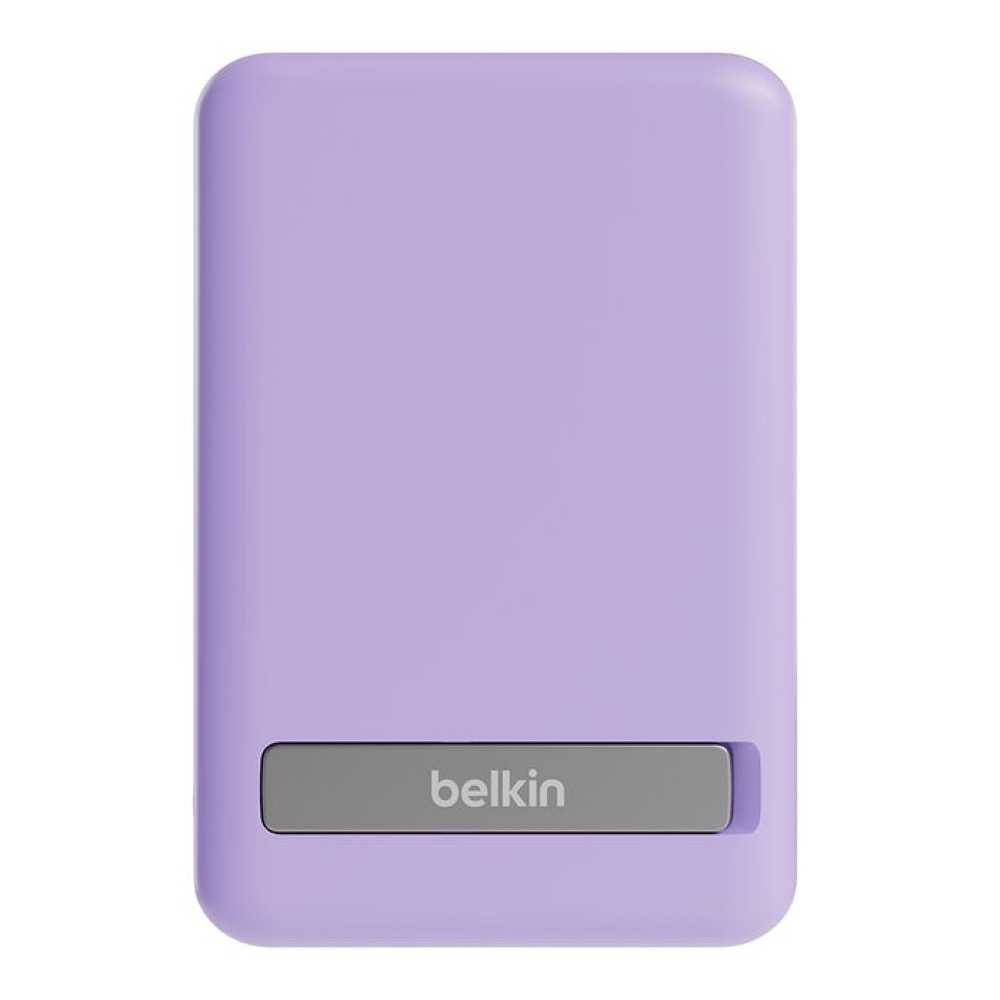 Power Bank Magnético Belkin 5000mah + Soporte, Color Morado