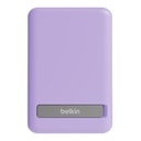 Power Bank Magnético Belkin 5000mah + Soporte, Color Morado