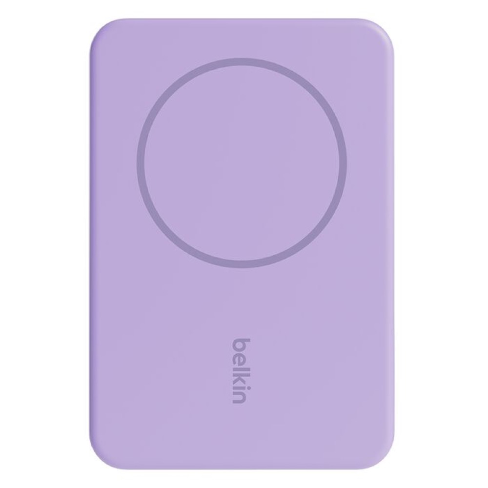 Power Bank Magnético Belkin 5000mah + Soporte, Color Morado