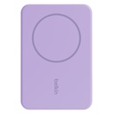 Power Bank Magnético Belkin 5000mah + Soporte, Color Morado