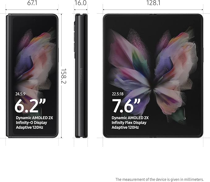 Samsung Galaxy Z Fold 3 5G 256GB Negro (Reacondicionado)