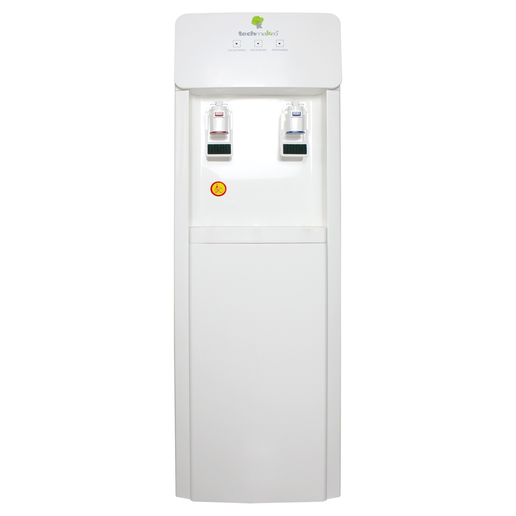 Dispensador de Agua Techmakro de Piso, Caliente/Frío, 20 L