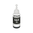 Tanque de Tinta EcoTank Epson 664 Negro 70ml (T664120-AL)