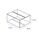 Caja para Empaque Cartón Corrugado, 32x26x15 cm, 23 ECT