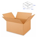 Caja para Empaque Cartón Corrugado, 40x36x20 cm, 23 ECT