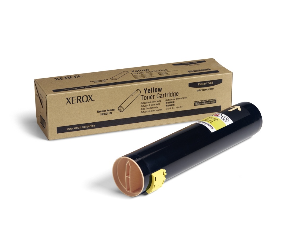TONER AMARILLO P/PHASER 7760 25,000 PAGINAS ALTA CAPACIDAD (106R01162)
