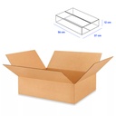 Caja para Empaque Cartón Corrugado, 56x37x12 cm, 23 ECT