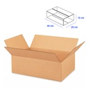 Caja para Empaque Cartón Corrugado, 40x25x12 cm, 23 ECT