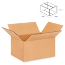 Caja para Empaque Cartón Corrugado, 28x22x16.5 cm, 23 ECT