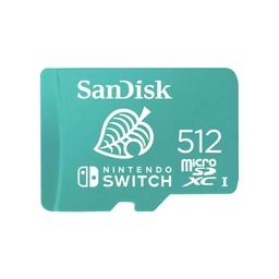 [SDSQXAO-512G-GNCZN] Memoria Sandisk Micro Sdxc 512gb 4k Para Nintendo Switch SDSQXAO-512G-GNCZN