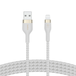 [CAA010BT1MWH] CABLE PRO FLEX LIGHTNING A USB-A CON CORREA 1M WHT