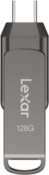 [LJDD400128G-BNQNU] Memoria USB Dual Lexar JumpDrive D400 128GB Tipo C USB 3.1