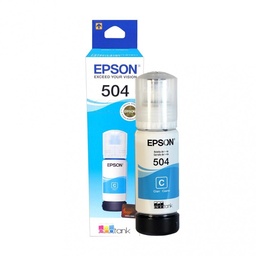 [T504220-AL] Tanque de Tinta Epson T504 Cyan, 70ml(T504220-AL)