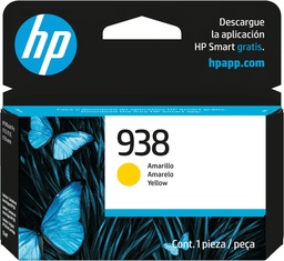 [4S6X7PL] Cartucho de Tinta HP 938 Amarillo Original, 800 páginas
