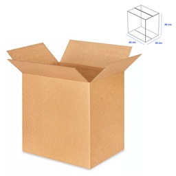 [84236] Caja para Empaque Cartón Corrugado, 40x30x40 cm, 23 ECT